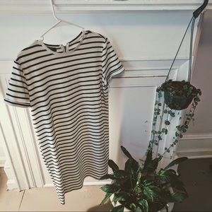 Striped shift dress